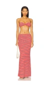 More To Come Marcela Skirt Set In Animal Print