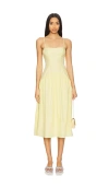 More To Come Margaery Midi Dress In Yellow
