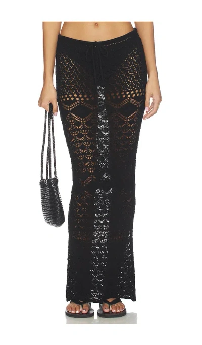 More To Come Maria Maxi Skirt In Black