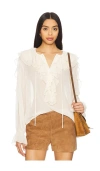 More To Come Mesha Top In 奶油色