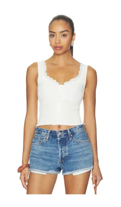 More To Come Milena Top In White