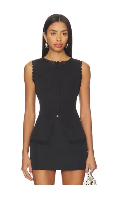 More To Come Monica Top In Black