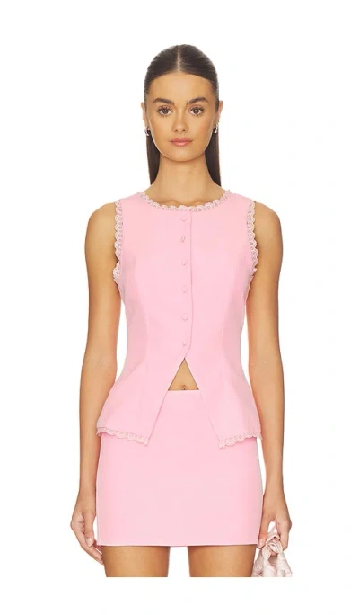 More To Come Monica Top In Pink