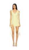 More To Come Myla Mini Dress In Lemon