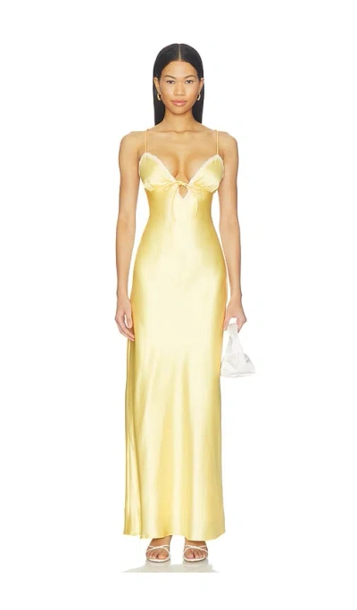 More To Come Nadya Maxi Dress In Yellow
