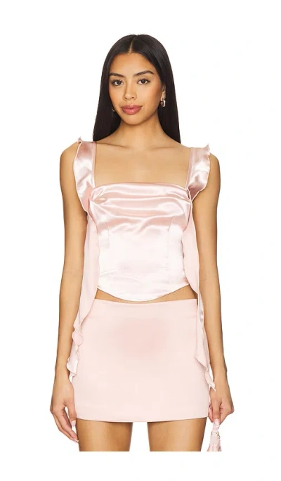 More To Come Olivia Corset Top In 粉红胭脂系列