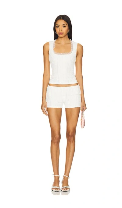 More To Come Pamila Short Set In White
