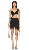 More To Come Payton Ruffle Dress In Black