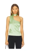 More To Come Peony Top In Green