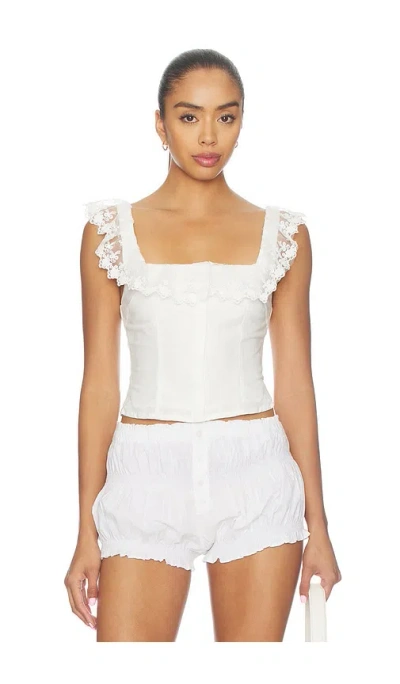 More To Come Persis Top In White