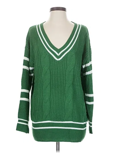 Pre-owned More To Come Pullover Sweater In Green