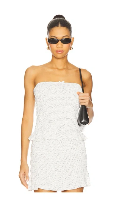 More To Come Rani Tube Top In White