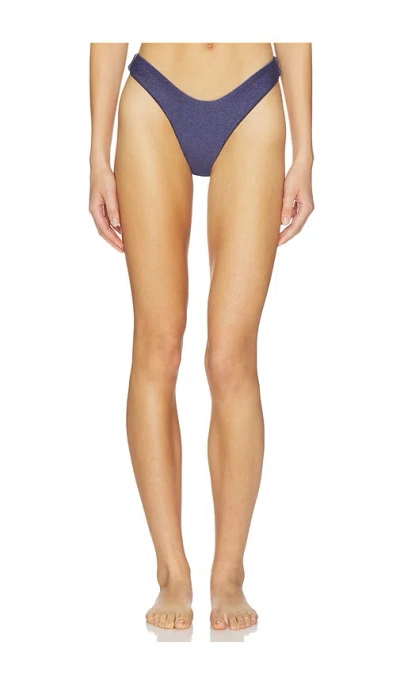 More To Come Riley Bikini Bottom In Blue
