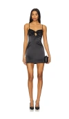 More To Come Riley Mini Dress In 블랙