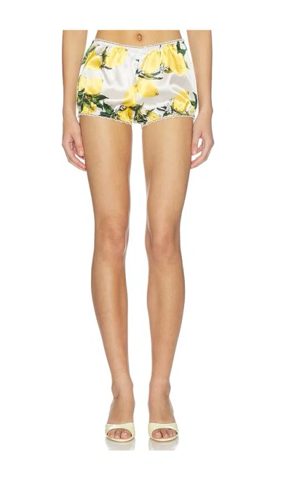 More To Come Roisin Micro Short In Yellow