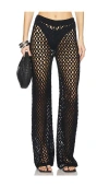 More To Come Rue Pant In Black