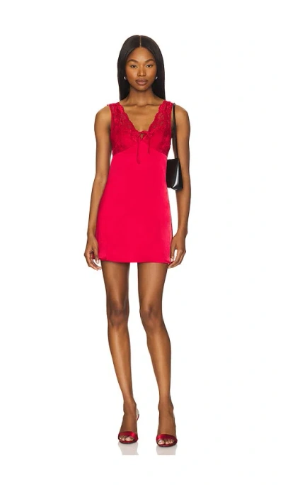 More To Come X Emma Rose Ruth Mini Dress In 레드
