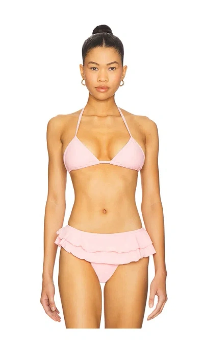More To Come Sesly Bikini Top In Pink