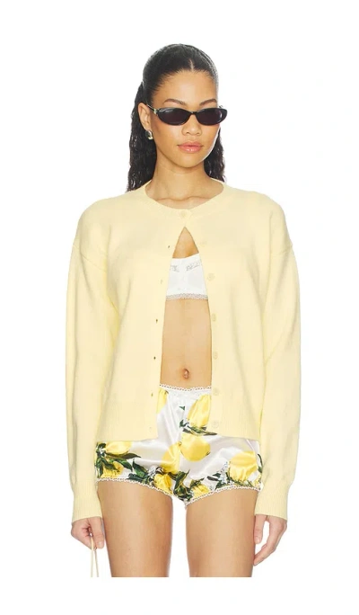 More To Come Shiloh Cardigan In Gold