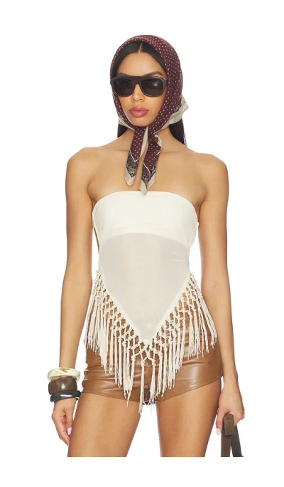 More To Come Shion Top In White