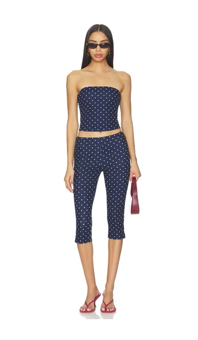 More To Come Siara Capri Set In Blue