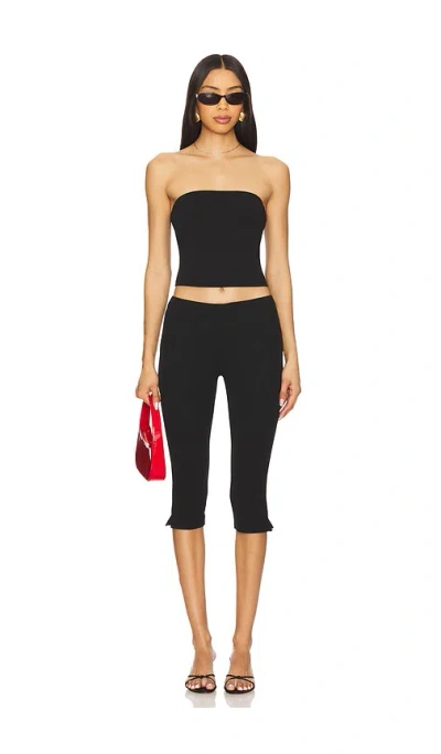 More To Come Siara Capri Set In Black