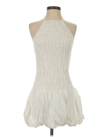 Pre-owned More To Come Sleeveless Top Ivory Halter Neckline Tops