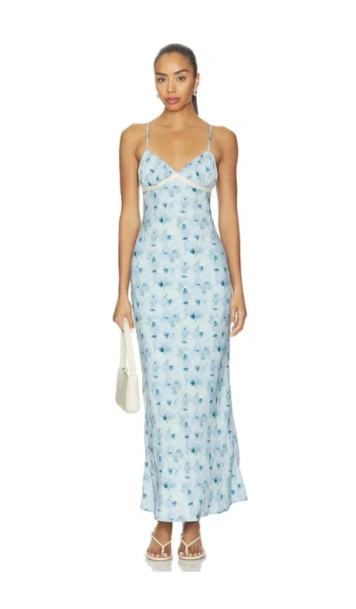 More To Come Stacey Maxi Dress In Blue