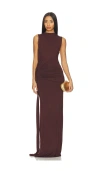 More To Come Stacie Maxi Dress In Brown