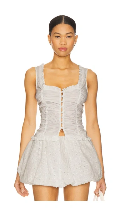 More To Come Stefie Top In White