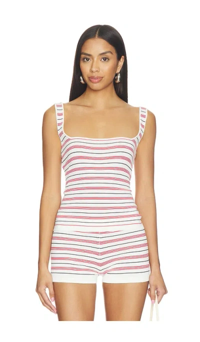 More To Come Tameka Knit Top In White