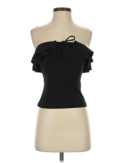 Pre-owned More To Come Tank Top Black Strapless Neckline Tops