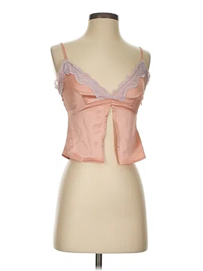 Pre-owned More To Come Tank Top Pink Sweetheart Neckline Tops