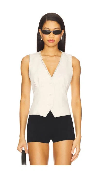 More To Come Tayler Top In Beige