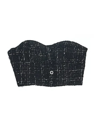 Pre-owned More To Come Tube Top Black Strapless Neckline Tops