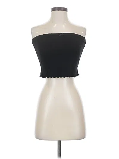 Pre-owned More To Come Tube Top Black Strapless Neckline Tops