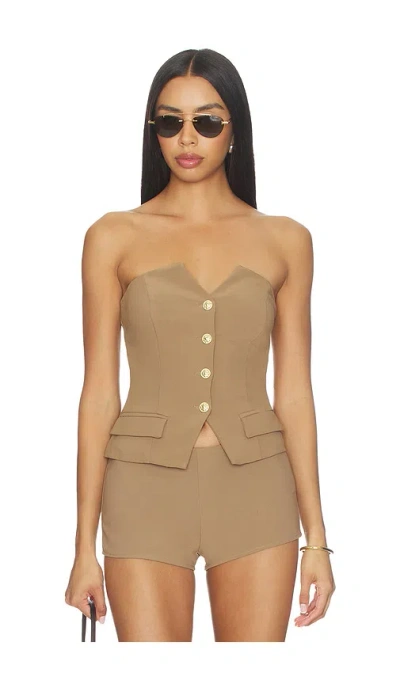 More To Come Twila Strapless Top In Multi