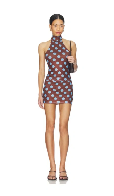 More To Come Virlen Mini Skirt Set In Brown