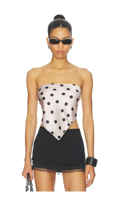 More To Come Wesson Scarf Top In White