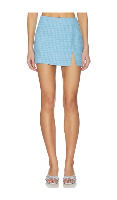 More To Come Willow Mini Skirt In Blue
