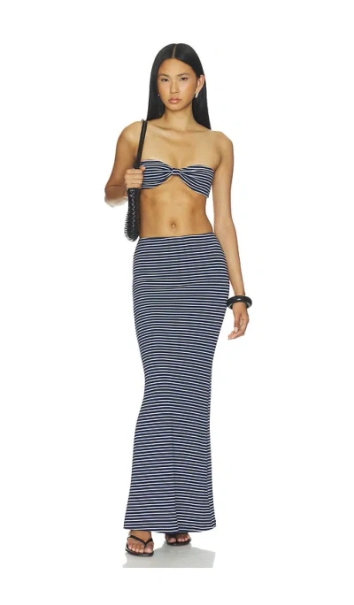 More To Come X Emma Rose Marcela Skirt Set In Blue