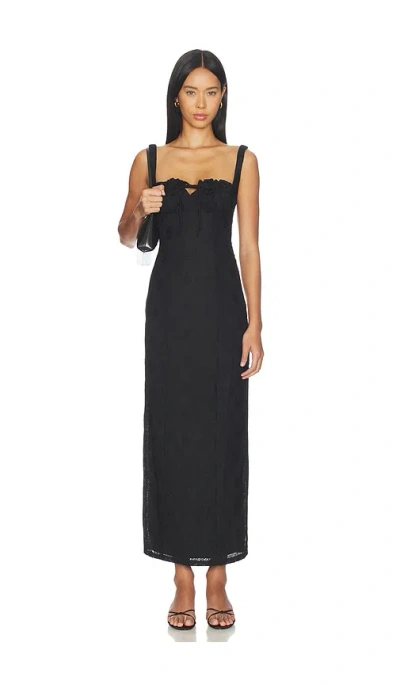 More To Come X Ivana Ramirez Lainey Maxi Dress In Black