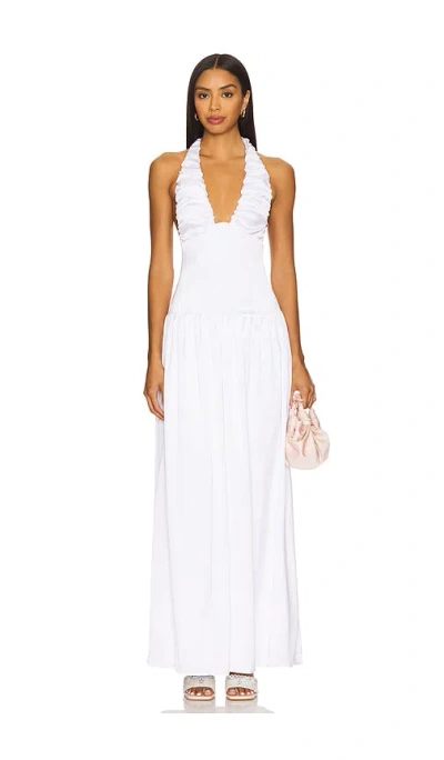 More To Come X Yhasmina Ferrara Gracy Maxi Dress In White