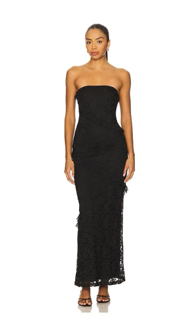 More To Come Xandra Maxi Dress In Black