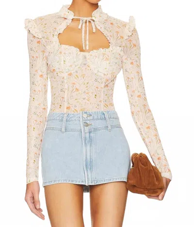 More To Come Xoey Top In Blush Multi