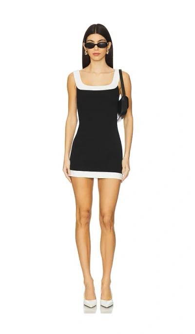 More To Come Yara Mini Dress In 黑色、白色