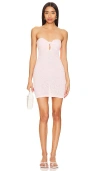 More To Come Zayd Mini Dress In 浅粉红