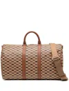 Moreau Boston Travel Bag In Brown