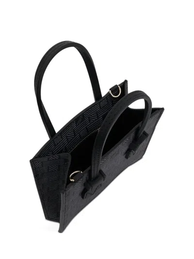 Moreau Bregancon Bb Monogram Tote Bag In Black