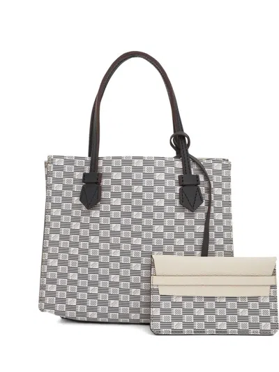 Moreau Bregancon Retractable-handle Tote Bag In Gray